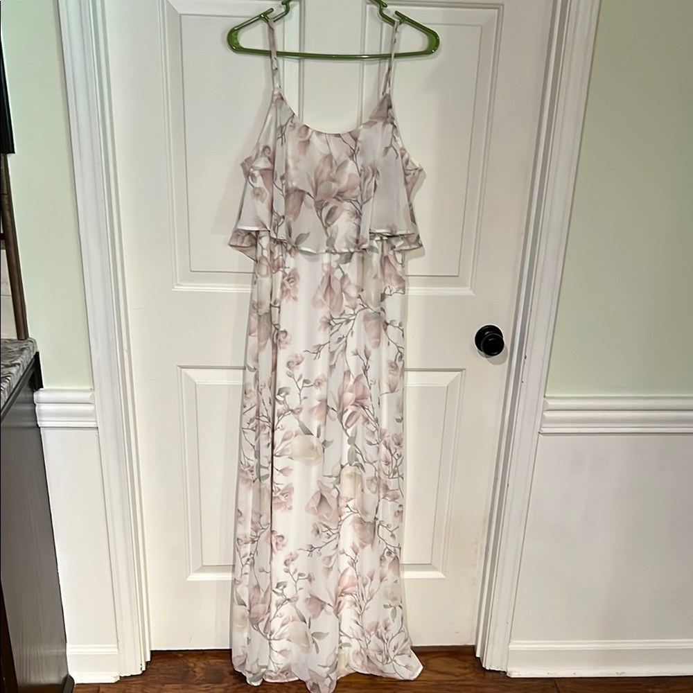 Show Me Your Mumu Womens Large Floral Dress Spaghetti Strap/Off The Shoulder